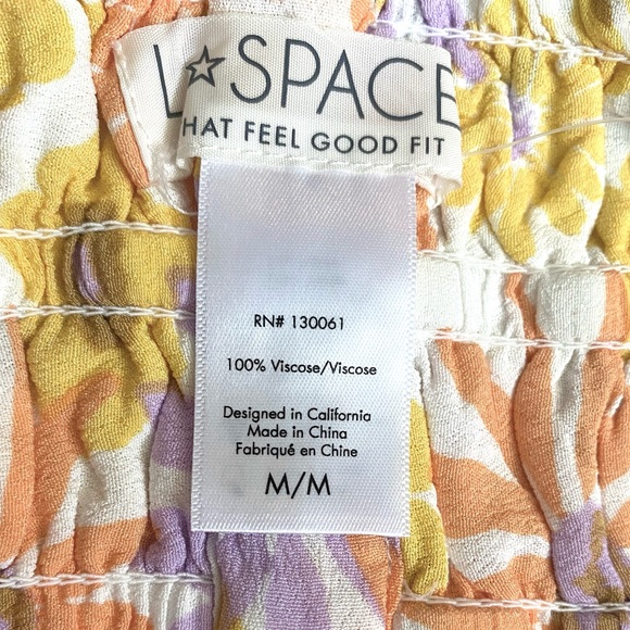 πΌNWT L*SPACE 2 PIECE SET! Bikini top and matching skirt! SIZE MEDIUMπΌ daisies - Picture 10 of 16